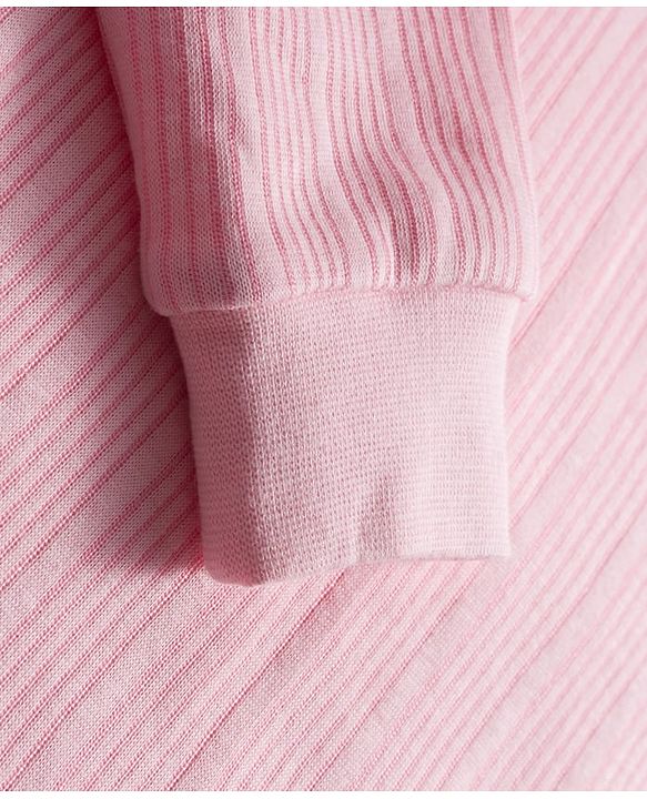 Babyhug Knit Full Length Solid Color Thermal Vests Pack of 2 - Pink