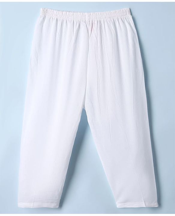 Babyhug Cotton Woven Full Sleeves Kurta Pajama Set With Embroidered Jacket - White