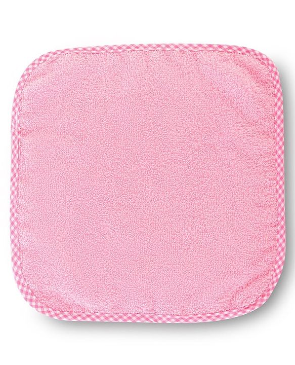 Babyhug Cotton Terry Knit Solid Color Wash Cloths Pack of 6 L 23.5 x B 23 cm - Multicolour