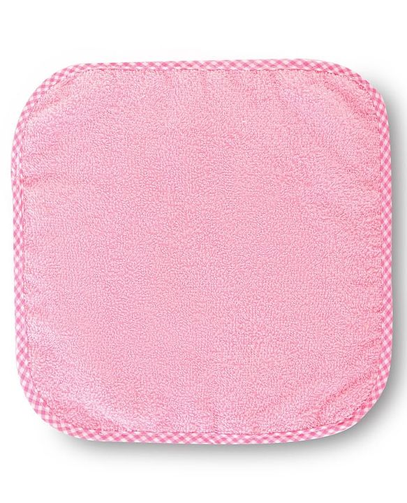 Babyhug Cotton Terry Knit Solid Color Wash Cloths Pack of 6 L 23.5 x B 23 cm - Multicolour