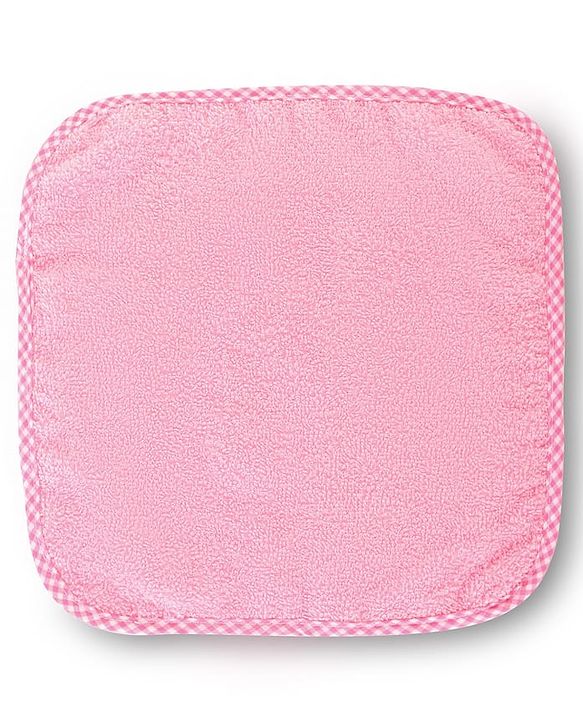 Babyhug Cotton Terry Knit Solid Color Wash Cloths Pack of 6 L 23.5 x B 23 cm - Multicolour