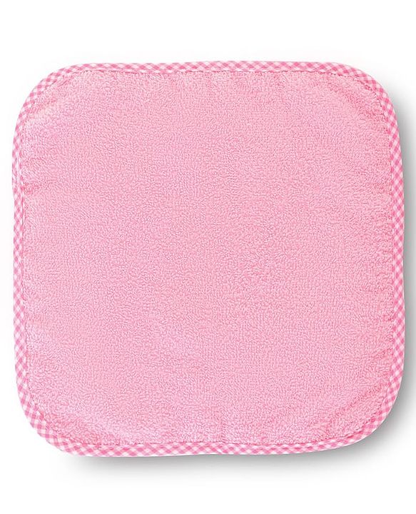 Babyhug Cotton Terry Knit Solid Color Wash Cloths Pack of 6 L 23.5 x B 23 cm - Multicolour