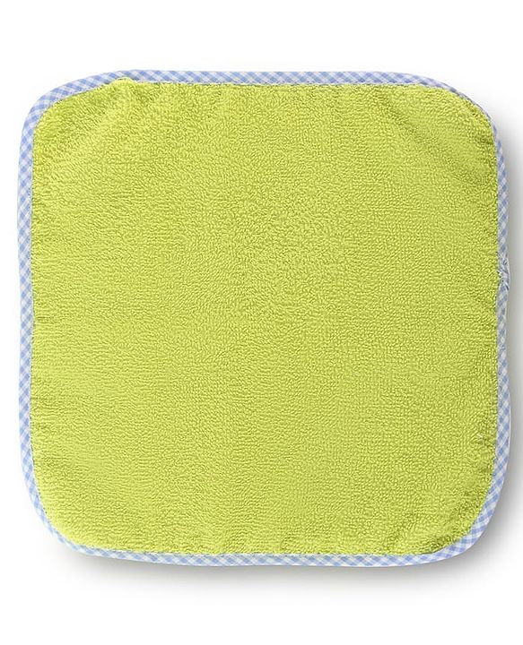 Babyhug Cotton Terry Knit Solid Color Wash Cloths Pack of 6 L 23.5 x B 23 cm - Multicolour