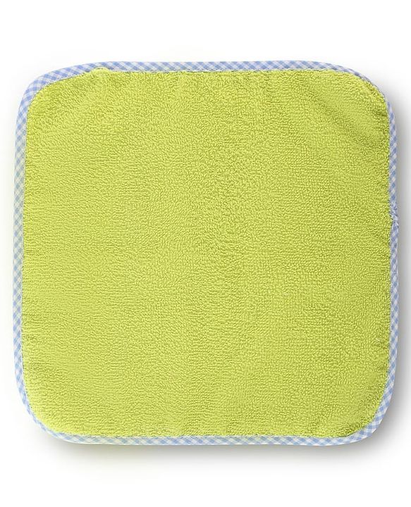 Babyhug Cotton Terry Knit Solid Color Wash Cloths Pack of 6 L 23.5 x B 23 cm - Multicolour