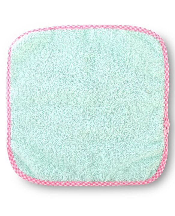 Babyhug Cotton Terry Knit Solid Color Wash Cloths Pack of 6 L 23.5 x B 23 cm - Multicolour