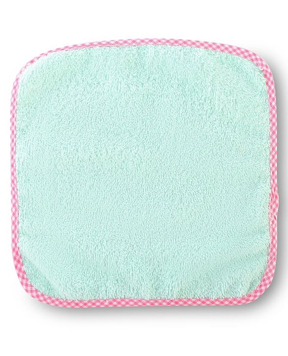 Babyhug Cotton Terry Knit Solid Color Wash Cloths Pack of 6 L 23.5 x B 23 cm - Multicolour