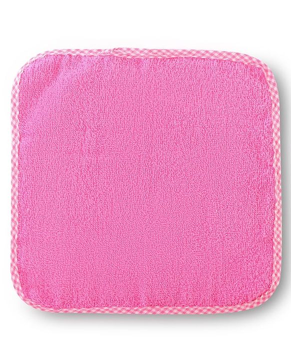 Babyhug Cotton Terry Knit Solid Color Wash Cloths Pack of 6 L 23.5 x B 23 cm - Multicolour