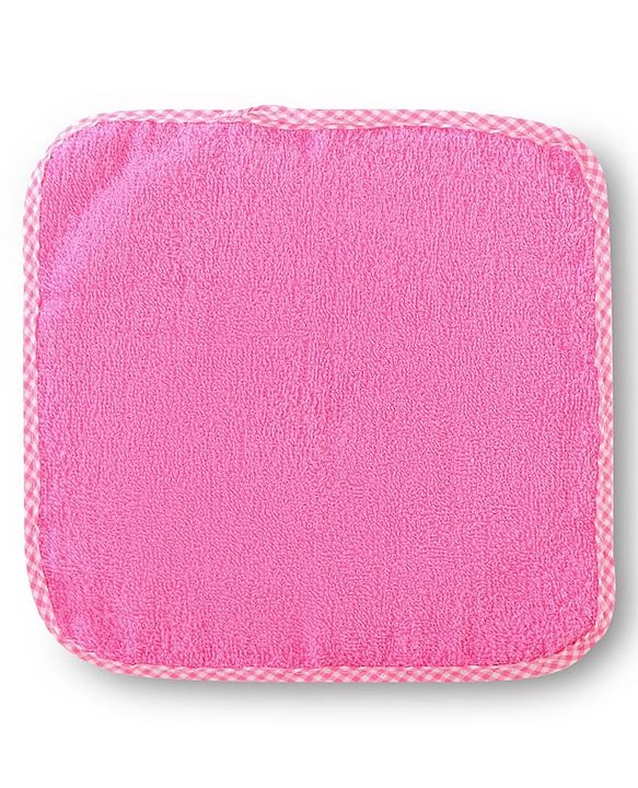Babyhug Cotton Terry Knit Solid Color Wash Cloths Pack of 6 L 23.5 x B 23 cm - Multicolour
