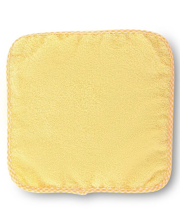 Babyhug Cotton Terry Knit Solid Color Wash Cloths Pack of 6 L 23.5 x B 23 cm - Multicolour