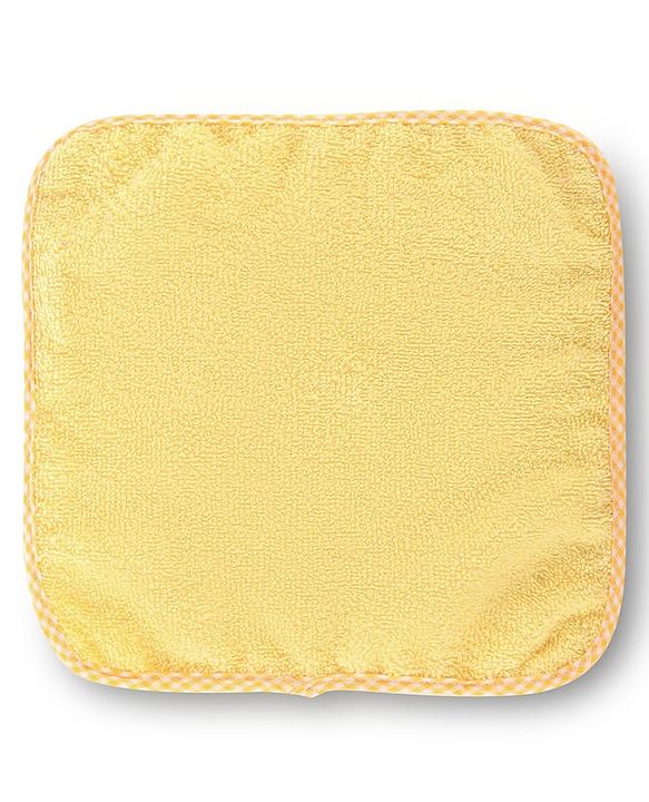 Babyhug Cotton Terry Knit Solid Color Wash Cloths Pack of 6 L 23.5 x B 23 cm - Multicolour