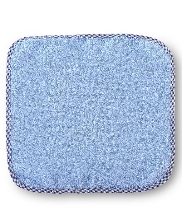 Babyhug Cotton Terry Knit Solid Color Wash Cloths Pack of 6 L 23.5 x B 23 cm - Multicolour