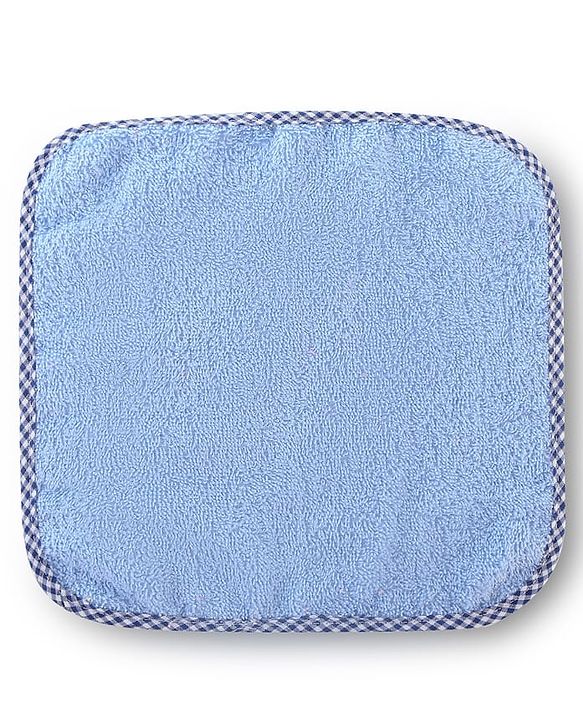 Babyhug Cotton Terry Knit Solid Color Wash Cloths Pack of 6 L 23.5 x B 23 cm - Multicolour