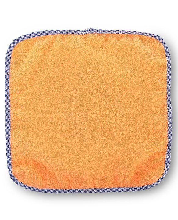 Babyhug Cotton Terry Knit Solid Color Wash Cloths Pack of 6 L 23.5 x B 23 cm - Multicolour