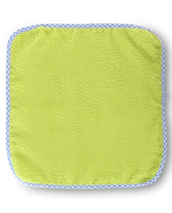Babyhug Cotton Terry Knit Solid Color Wash Cloths Pack of 6 L 23.5 x B 23 cm - Multicolour
