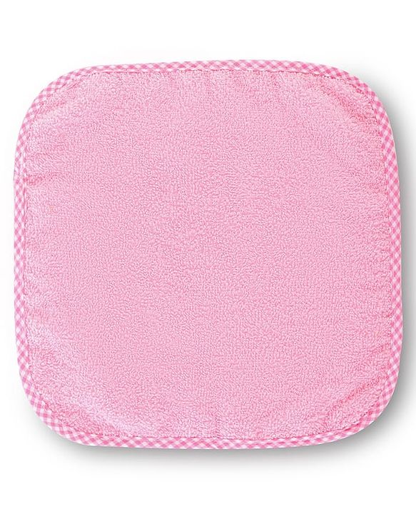 Babyhug Cotton Terry Knit Solid Color Wash Cloths Pack of 6 L 23.5 x B 23 cm - Multicolour