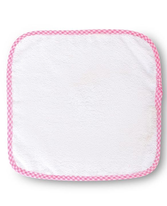 Babyhug Cotton Terry Knit Solid Color Wash Cloths Pack of 6 L 23.5 x B 23 cm - Multicolour