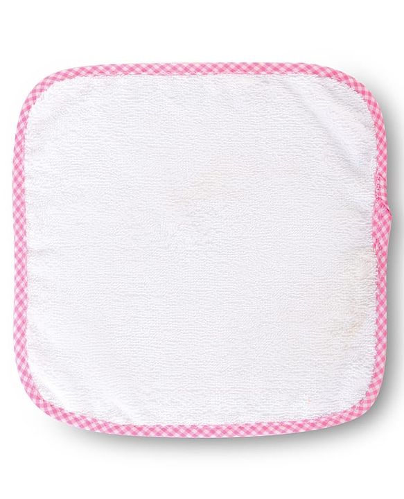 Babyhug Cotton Terry Knit Solid Color Wash Cloths Pack of 6 L 23.5 x B 23 cm - Multicolour