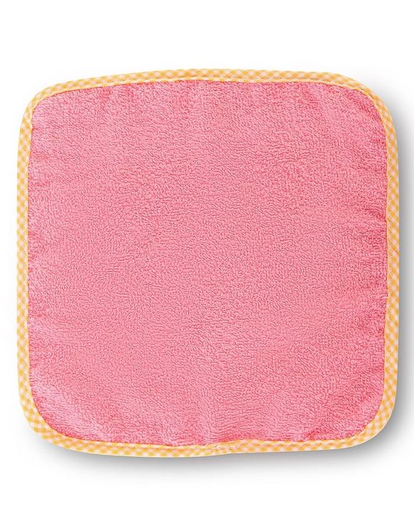 Babyhug Cotton Terry Knit Solid Color Wash Cloths Pack of 6 L 23.5 x B 23 cm - Multicolour