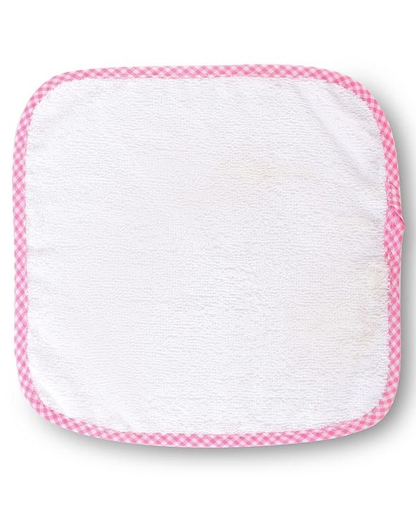 Babyhug Cotton Terry Knit Solid Color Wash Cloths Pack of 6 L 23.5 x B 23 cm - Multicolour