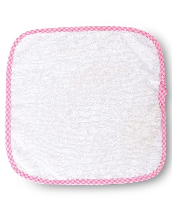 Babyhug Cotton Terry Knit Solid Color Wash Cloths Pack of 6 L 23.5 x B 23 cm - Multicolour