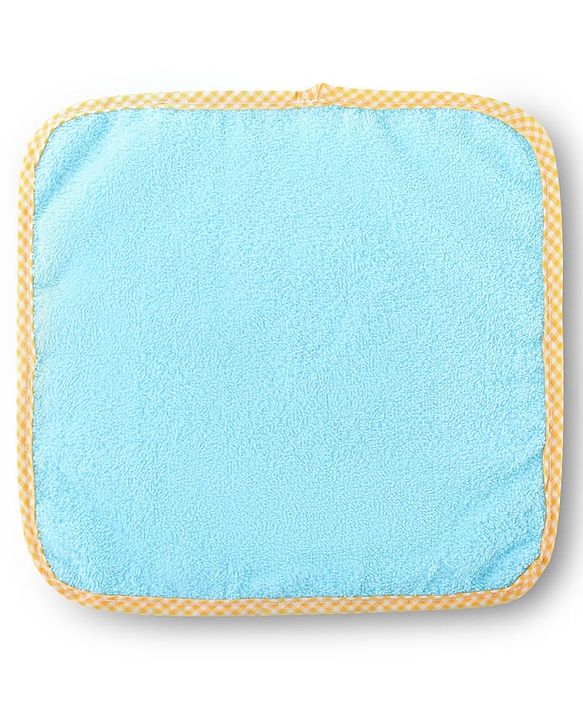 Babyhug Cotton Terry Knit Solid Color Wash Cloths Pack of 6 L 23.5 x B 23 cm - Multicolour