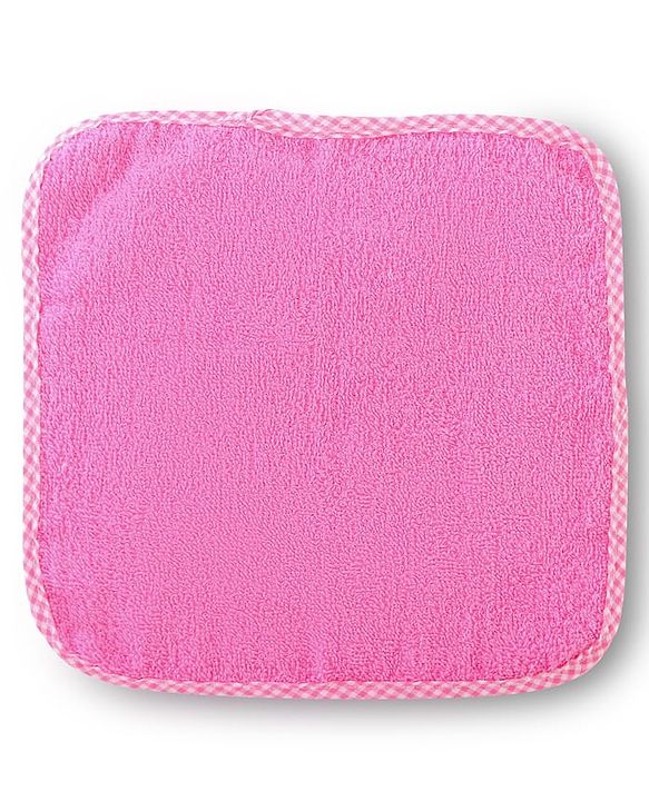 Babyhug Cotton Terry Knit Solid Color Wash Cloths Pack of 6 L 23.5 x B 23 cm - Multicolour