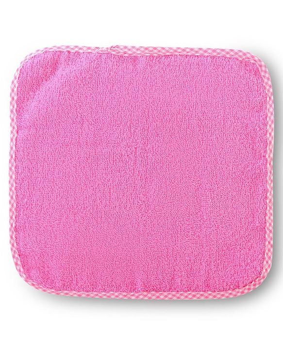Babyhug Cotton Terry Knit Solid Color Wash Cloths Pack of 6 L 23.5 x B 23 cm - Multicolour
