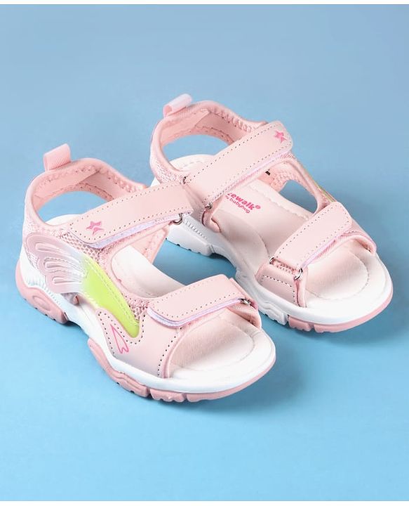 Cute Walk by Babyhug Velcro Closure Sandals - Purple