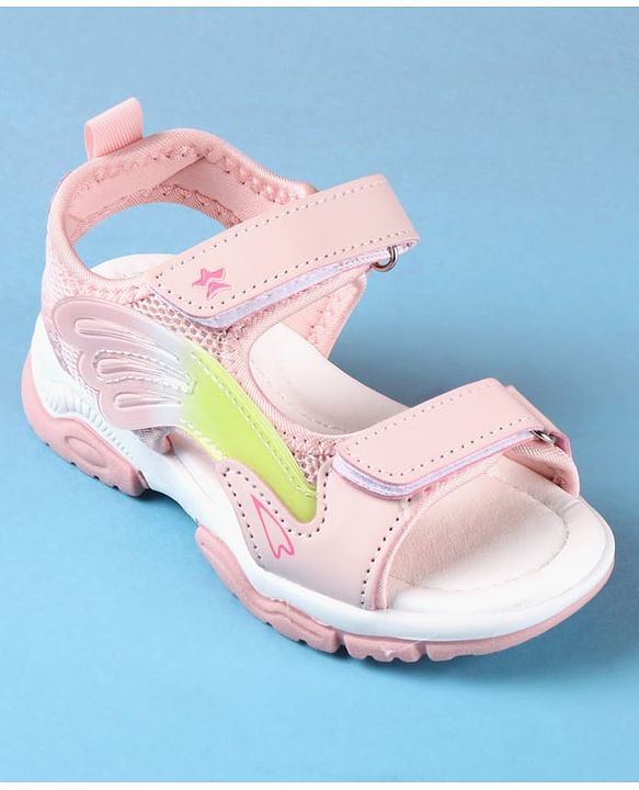 Cute Walk by Babyhug Velcro Closure Sandals - Purple