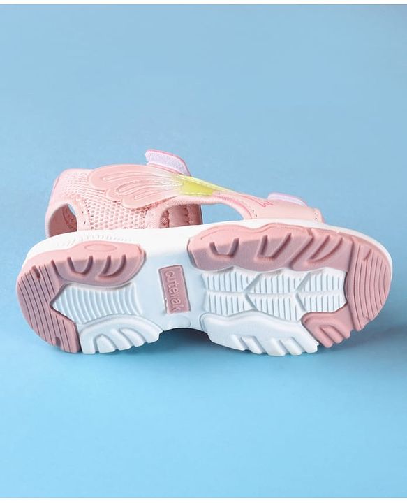 Cute Walk by Babyhug Velcro Closure Sandals - Purple