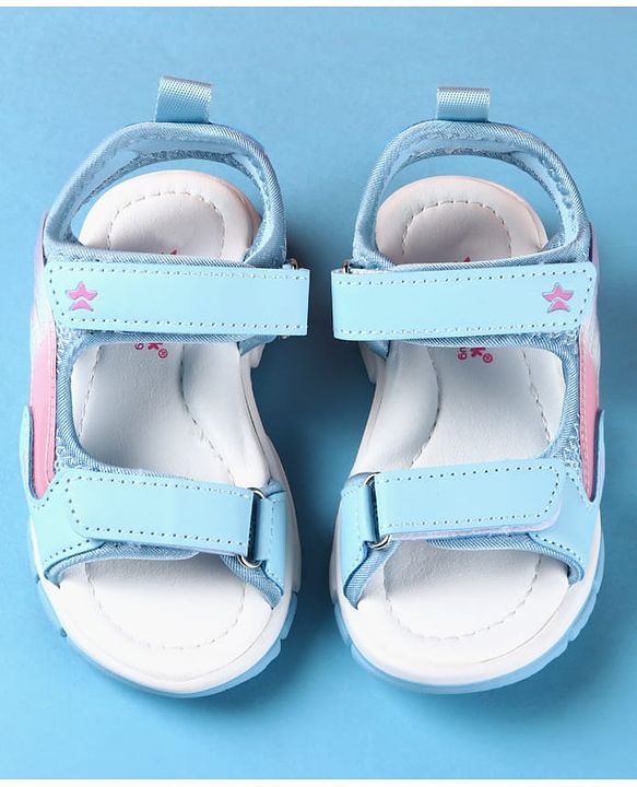 Cute Walk by Babyhug Velcro Closure Sandals - Purple