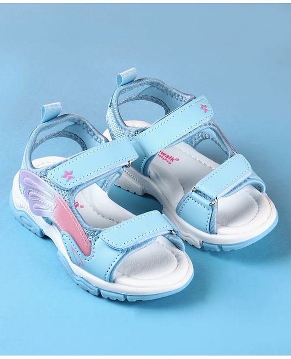 Cute Walk by Babyhug Velcro Closure Sandals - Purple