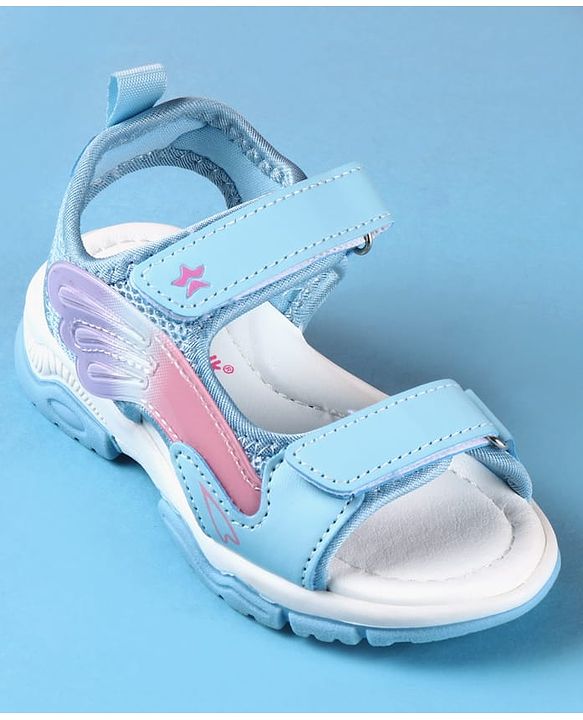 Cute Walk by Babyhug Velcro Closure Sandals - Purple