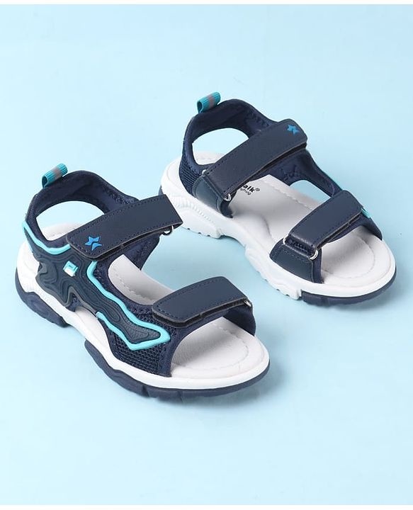 Cute Walk by Babyhug Velcro Closure Sandals - Black