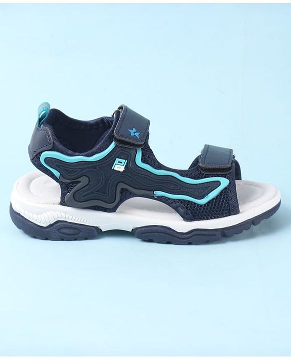 Cute Walk by Babyhug Velcro Closure Sandals - Black