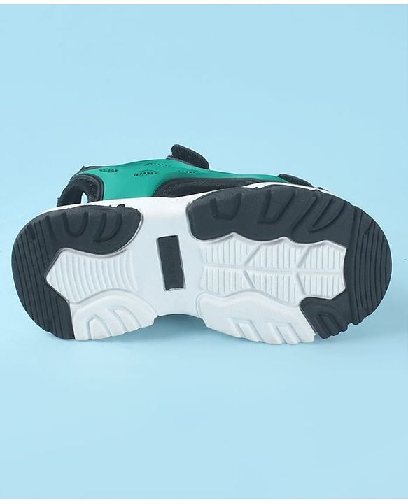 Cute Walk by Babyhug Velcro Closure Sandals - Black