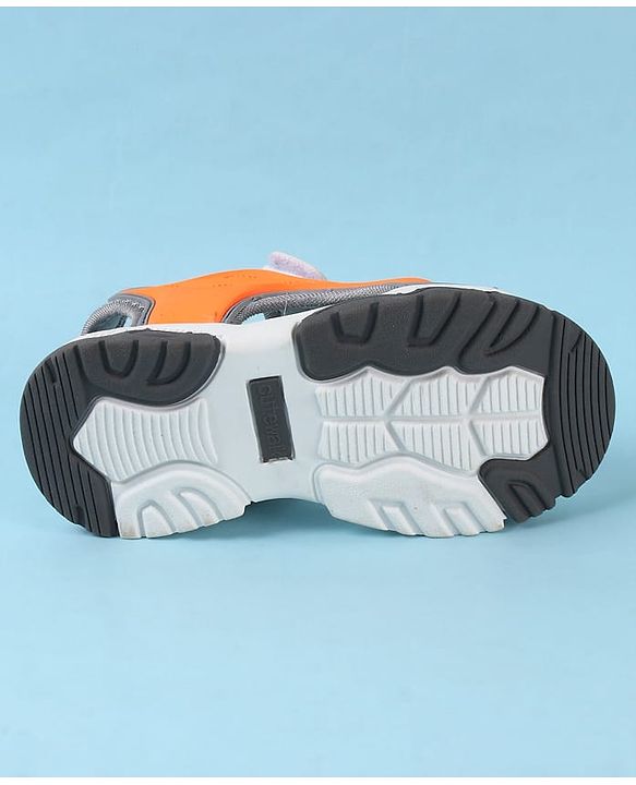 Cute Walk by Babyhug Velcro Closure Sandals - Black