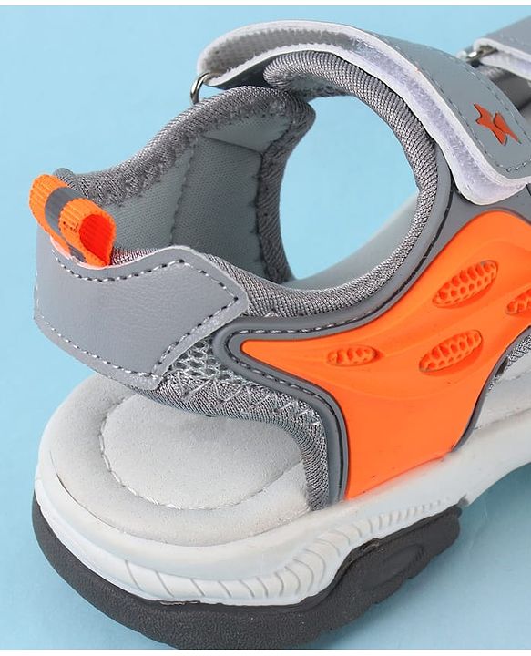 Cute Walk by Babyhug Velcro Closure Sandals - Black