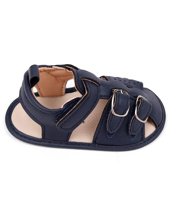 Cute Walk by Babyhug Booties with Velcro Closure - Beige