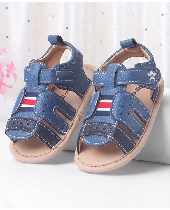 Cute Walk by Babyhug Booties With Velcro Closure - White
