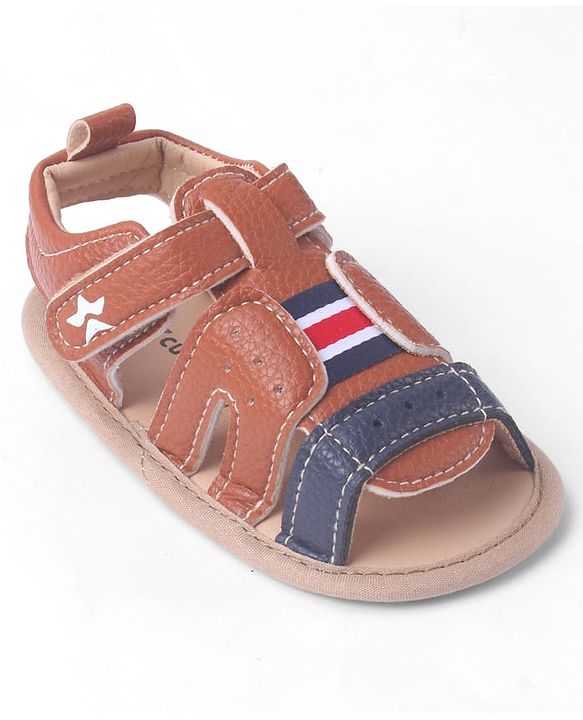 Cute Walk by Babyhug Booties With Velcro Closure - White