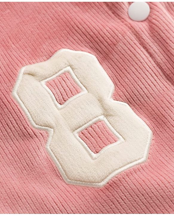 Pine Kids Woven Full Sleeves Hooded Sweatjacket With Number Embroidery - Pink