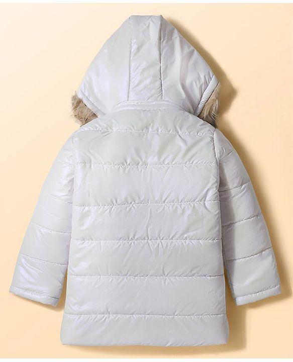 Pine Kids Cotton Woven Hoodies Full Sleeves Lavender 6-7 Years