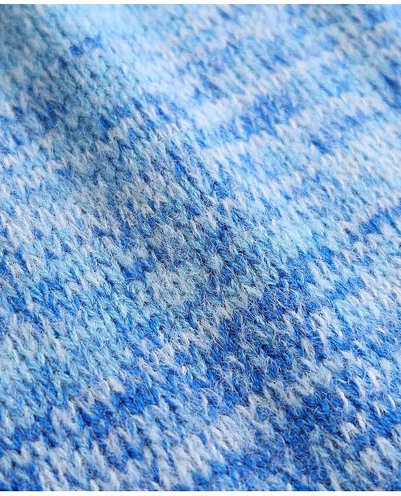 Pine Kids Knit Full Sleeves Pullover Sweater with Ombre Design - Multicolor