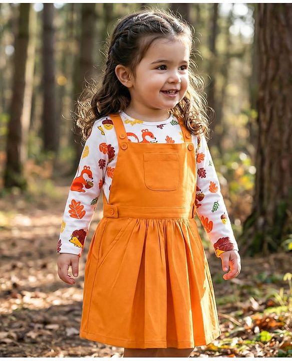 Babyhug 100% Cotton Knit Full Sleeves Front Open  Antibacterial Vests with Floral & Squirrel Print  Pack of 3 - Yellow Pink & White main image 1