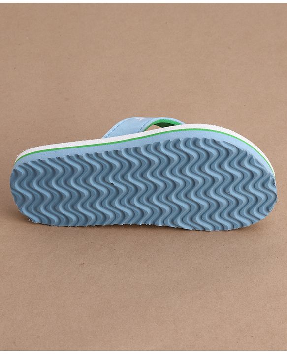 Cute Walk by Babyhug Flip Flops With Teddy Bear Print - Multicolor