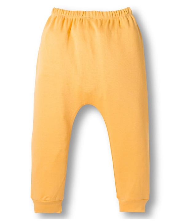 Babyhug Disney Interlock Knit Full Length Diaper Leggings With Donald Duck Graphics Pack Of 3 - Light Blue Sea Green & Yellow