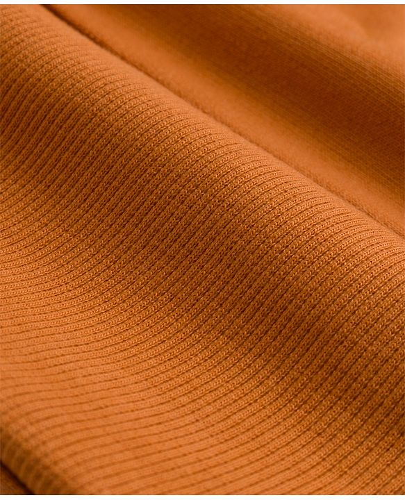 Babyhug Knit Full Length French Terry Lounge Pant With Text Patch - Brown