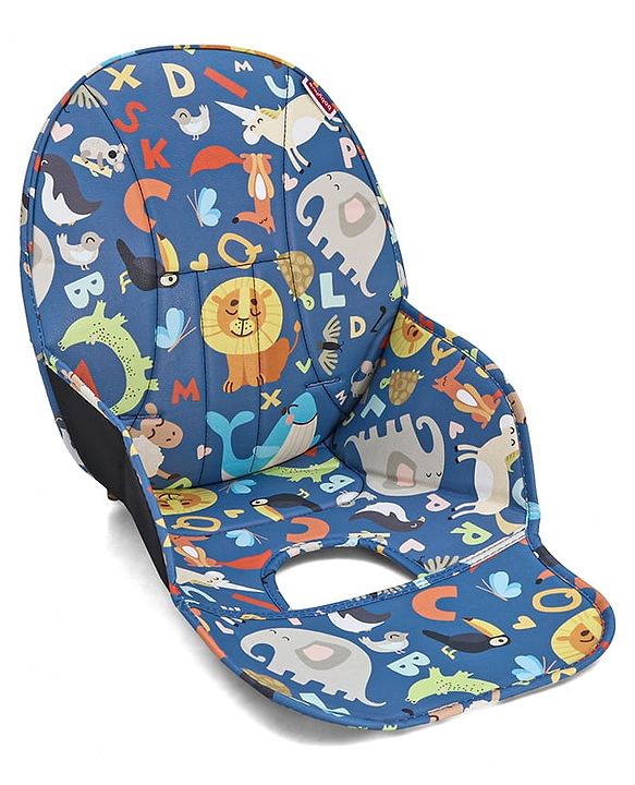 Babyhug Seat Cushion for Baby Car Seat, High Chair and Strollers with Protective Film & Breathable - Light Blue