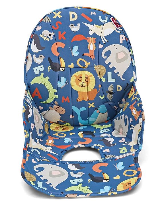 Babyhug Seat Cushion for Baby Car Seat, High Chair and Strollers with Protective Film & Breathable - Light Blue